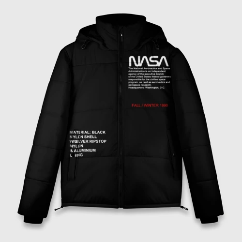 Мужская зимняя куртка 3D NASA fall winter 1990