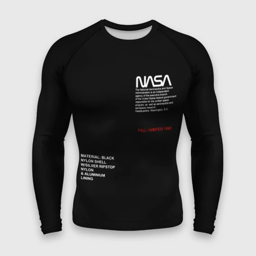 Мужской рашгард 3D NASA fall winter 1990