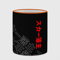 Кружка с полной запечаткой Scarlxrd Japan style иероглифы - фото 2