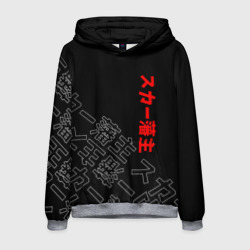 Мужская толстовка 3D Scarlxrd Japan style иероглифы