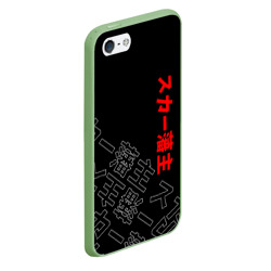 Чехол для iPhone 5/5S матовый Scarlxrd Japan style иероглифы - фото 2