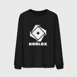 Мужской свитшот хлопок Roblox white logo