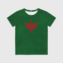 Детская футболка 3D Темные ангелы после Ереси цвет легиона