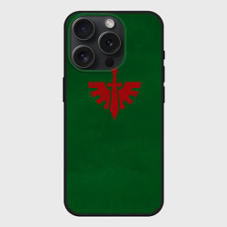 Чехол силиконовый для Apple iPhone 15 Pro матовый Темные ангелы после Ереси цвет легиона