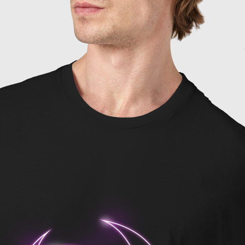 Мужская футболка хлопок с принтом Eternity electro, фото #4