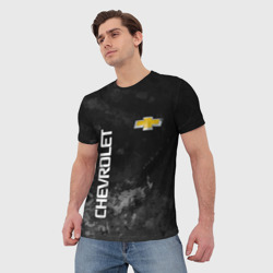 Мужская футболка 3D Chevrolet, gray - фото 2