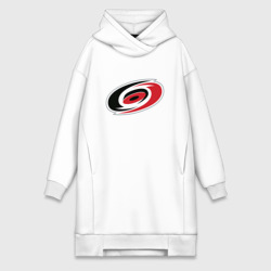 Платье-худи хлопок Каролина Харрикейнз, Carolina Hurricanes логотип