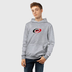 Детская толстовка хлопок Каролина Харрикейнз, Carolina Hurricanes логотип - фото 2