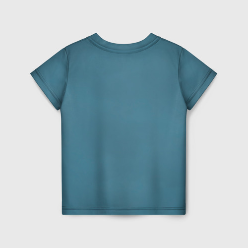 Детская футболка 3D с принтом Космические Волки (цвет легиона 6), вид сзади #1
