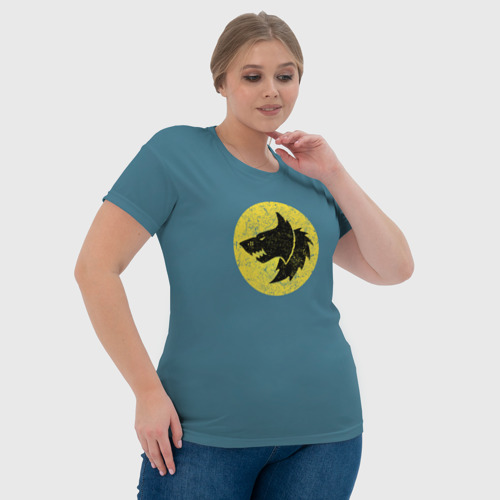 Женская футболка 3D с принтом Космические Волки (цвет легиона 6), фото #4