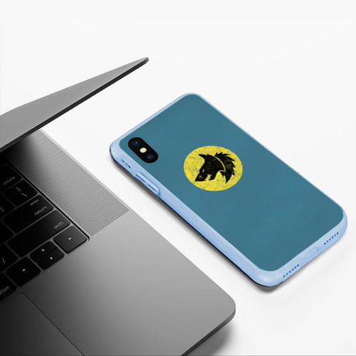 Чехол для iPhone XS Max матовый с принтом Космические Волки (цвет легиона 6), фото #5