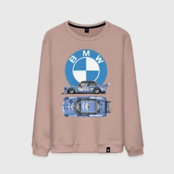 Мужской свитшот хлопок BMW Motorsport Retro, Germany