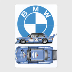 Магнитный плакат 2Х3 BMW Motorsport Retro, Germany