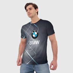 Мужская футболка 3D [BMW] Logo - фото 2