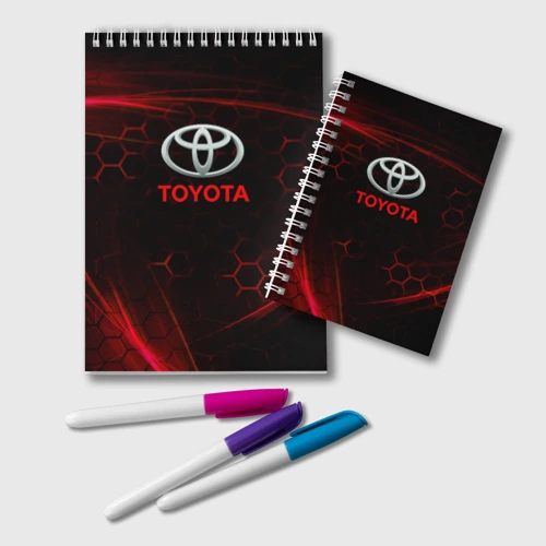 Блокнот [Toyota] Неоновые соты