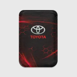 Картхолдер Magsafe магнитный [Toyota] Неоновые соты