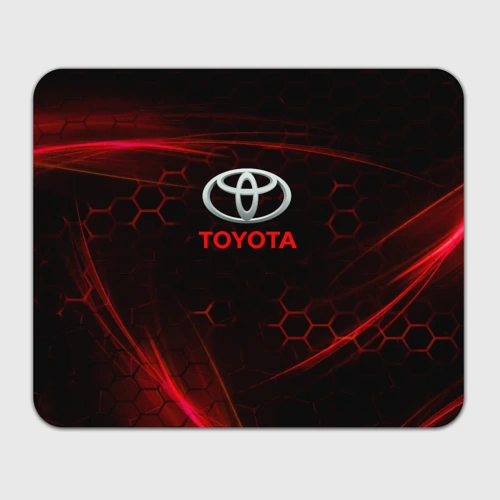 Прямоугольный коврик для мышки [Toyota] Неоновые соты