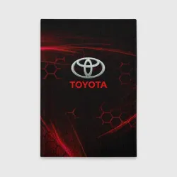 Обложка для автодокументов [Toyota] Неоновые соты