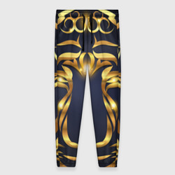 Женские брюки 3D Золотой символ года Тигр