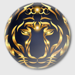 Значок Золотой символ года Тигр