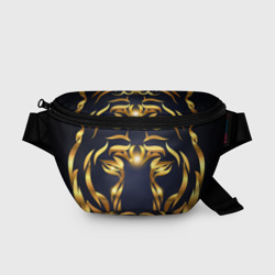 Поясная сумка 3D Золотой символ года Тигр