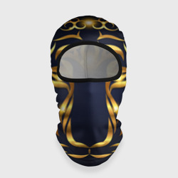 Балаклава 3D Золотой символ года Тигр