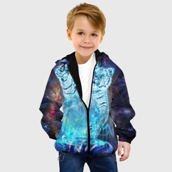 Детская куртка 3D Звездный тигр и космо-сфера - фото 2