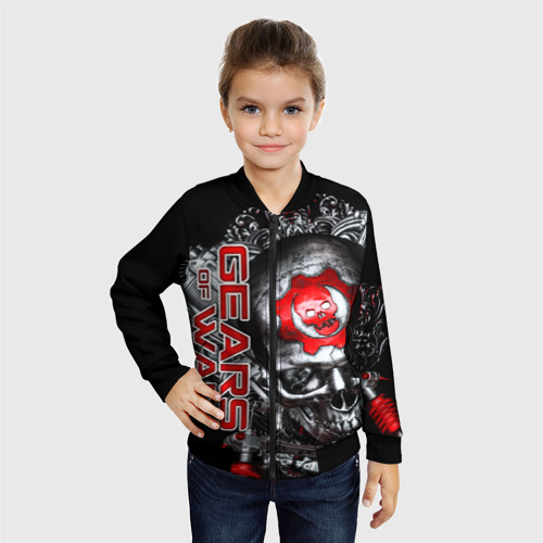 Детский бомбер 3D Gears of War Gears 5, цвет черный - фото 3
