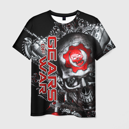 Мужская футболка с принтом Gears of War Gears 5, вид спереди №1