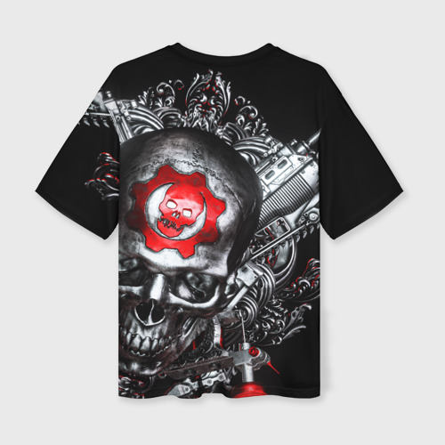 Женская футболка oversize 3D Gears of War Gears 5, цвет 3D печать - фото 2