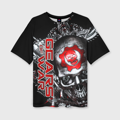 Женская футболка oversize 3D Gears of War Gears 5, цвет 3D печать