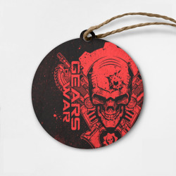 Деревянная игрушка круг Gears 5 - Gears of War