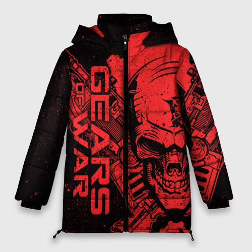 Женская зимняя куртка Oversize Gears 5 - Gears of War, цвет черный