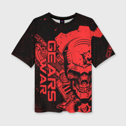 Женская футболка oversize 3D Gears 5 - Gears of War