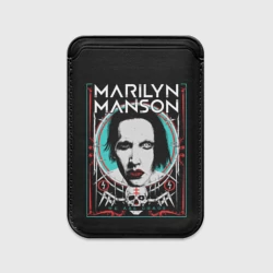 Картхолдер Magsafe магнитный Marilyn Manson - We are chaos