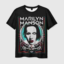 Мужская футболка 3D Marilyn Manson - We are chaos