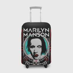 Чехол для чемодана 3D Marilyn Manson - We are chaos