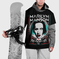 Накидка на куртку 3D Marilyn Manson - We are chaos