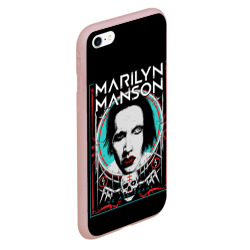 Чехол для iPhone 6Plus/6S Plus матовый Marilyn Manson - We are chaos - фото 2