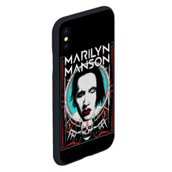 Чехол для iPhone XS Max матовый Marilyn Manson - We are chaos - фото 2