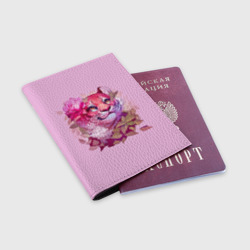 Обложка для паспорта матовая кожа Мама Тигрица - фото 2