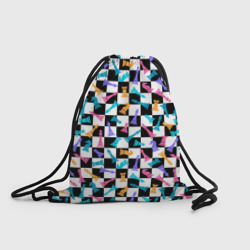 Рюкзак-мешок 3D Разноцветные Шахматные Фигуры