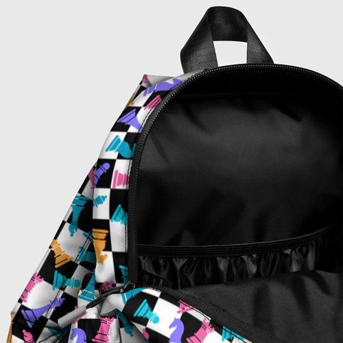 Детский рюкзак 3D Разноцветные Шахматные Фигуры - фото 6