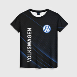 Женская футболка 3D Volkswagen, Фольксваген sport