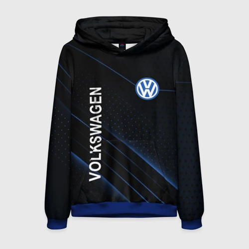 Мужская толстовка 3D Volkswagen, Фольксваген sport