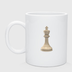 Кружка керамическая Шахматная фигура Белый король