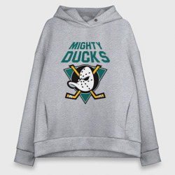 Женское худи Oversize хлопок Анахайм Дакс, Mighty Ducks