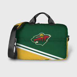 Сумка для ноутбука 3D Minnesota Wild NHL