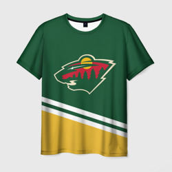 Minnesota Wild NHL – Мужская футболка 3D с принтом купить со скидкой в -26%