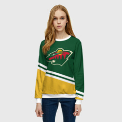 Женский свитшот 3D Minnesota Wild NHL - фото 2